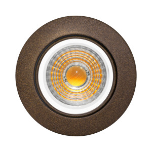 SPOT REDONDO BASCULANTE ∅74mm MARRON OXIDO