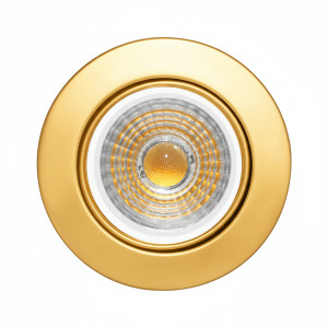 SPOT REDONDO BASCULANTE ∅74mm ORO