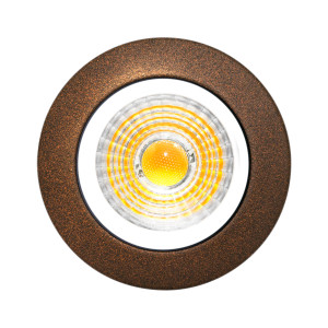 SPOT FIJO REDONDO Ø64mm MARRON OXIDO