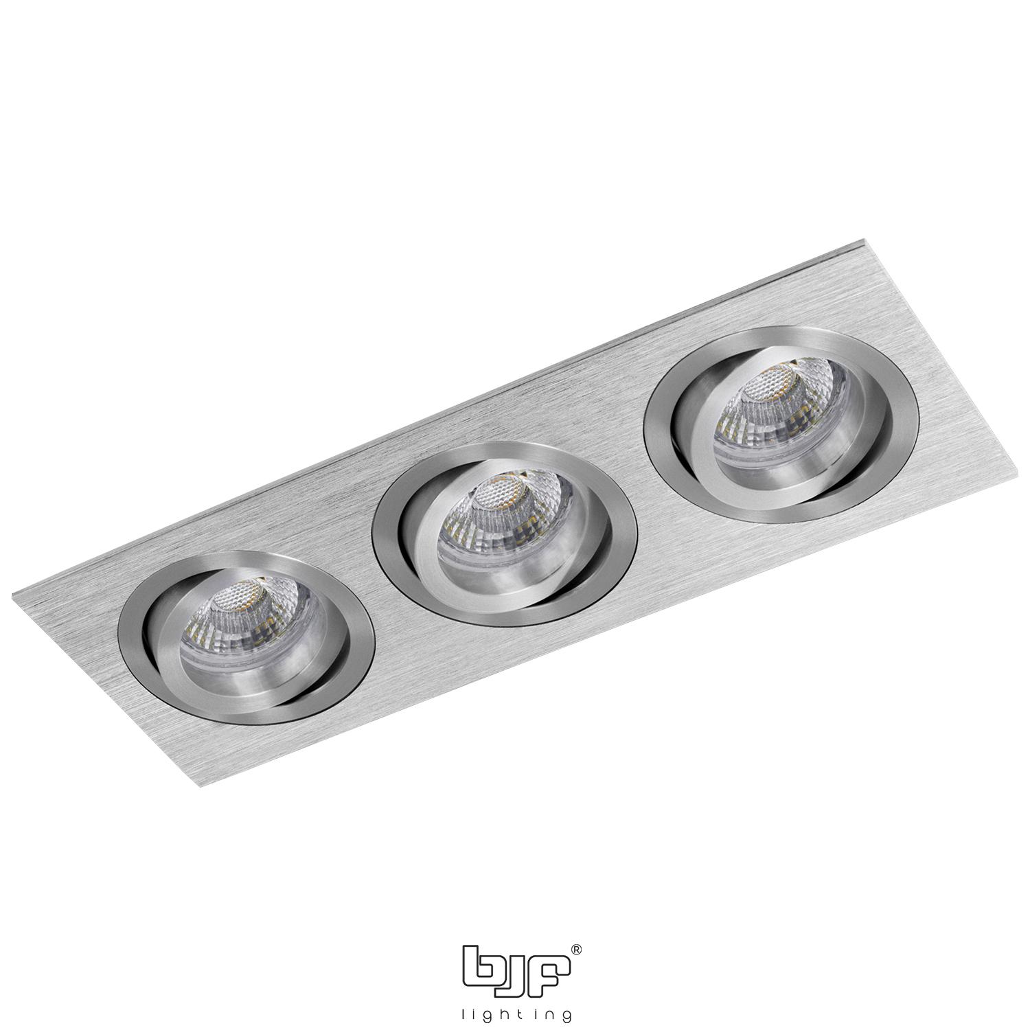 TRIOX-ARO RECTANGULAR BASCULANTE 3 LUCES 4 Triox Rallado