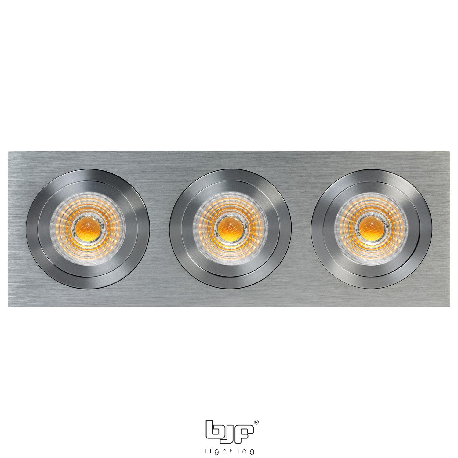 TRIOX-ARO RECTANGULAR BASCULANTE 3 LUCES 3 Triox Rallado