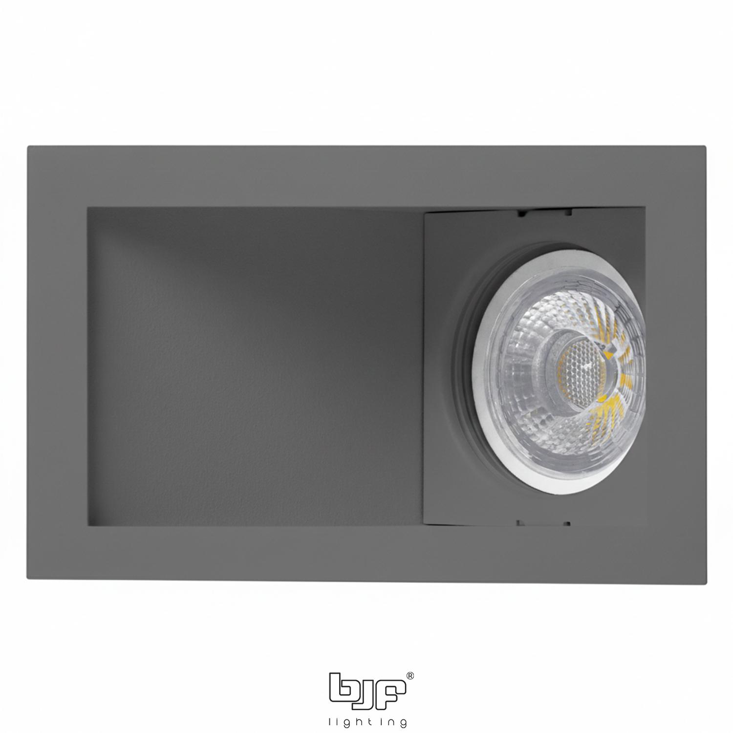 DORSO-ARO RECTANGULAR BASCULANTE CONCAVO 1 LUZ 3 Dorso-Aro Rectangular Basculante Concavo 1 Luz Gris Mate