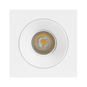 SPOT CUADRADO CONCAVO ∅100mm BLANCO MATE