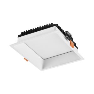 DOWNLIGHT LED CUADRADO BLANCO MATE 145X145X60 CORTE 135X135 18W 3CCT