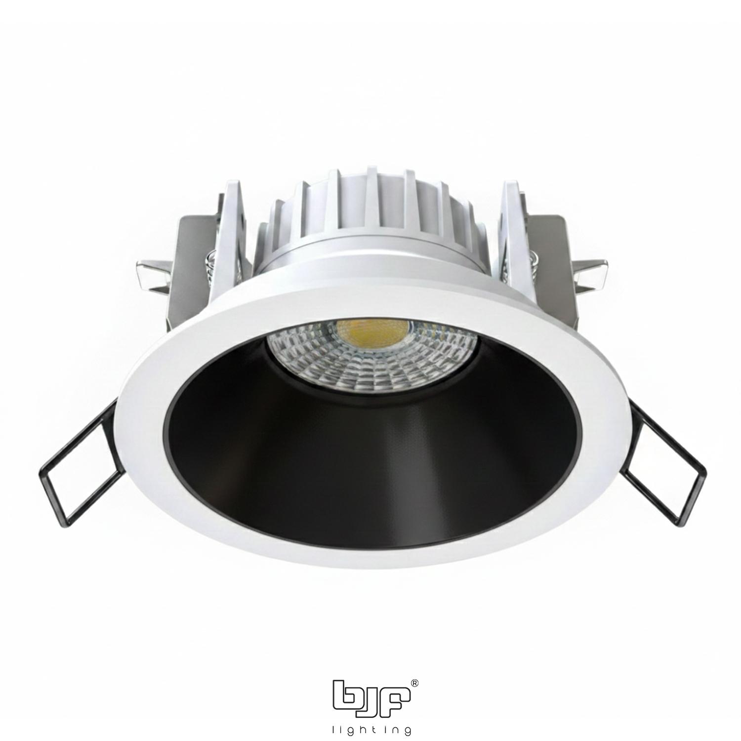 DELTA-SPOT REDONDO FIJO CONCAVO 8W 3CCT TRIAC 3 Delta-Spot Redondo Fijo Concavo 8W 3Cct Triac Blanco Mate-Negro Mate
