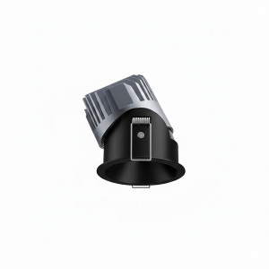 SPOT CONCAVO NEGRO MATE Ø45mm LEDCompact 6W 3CCT 38º IP65