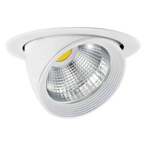 PROYECTOR REDONDO ABATIBLE BLANCO MATE COB