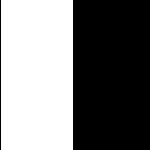 Blanco Mate-Negro Mate
