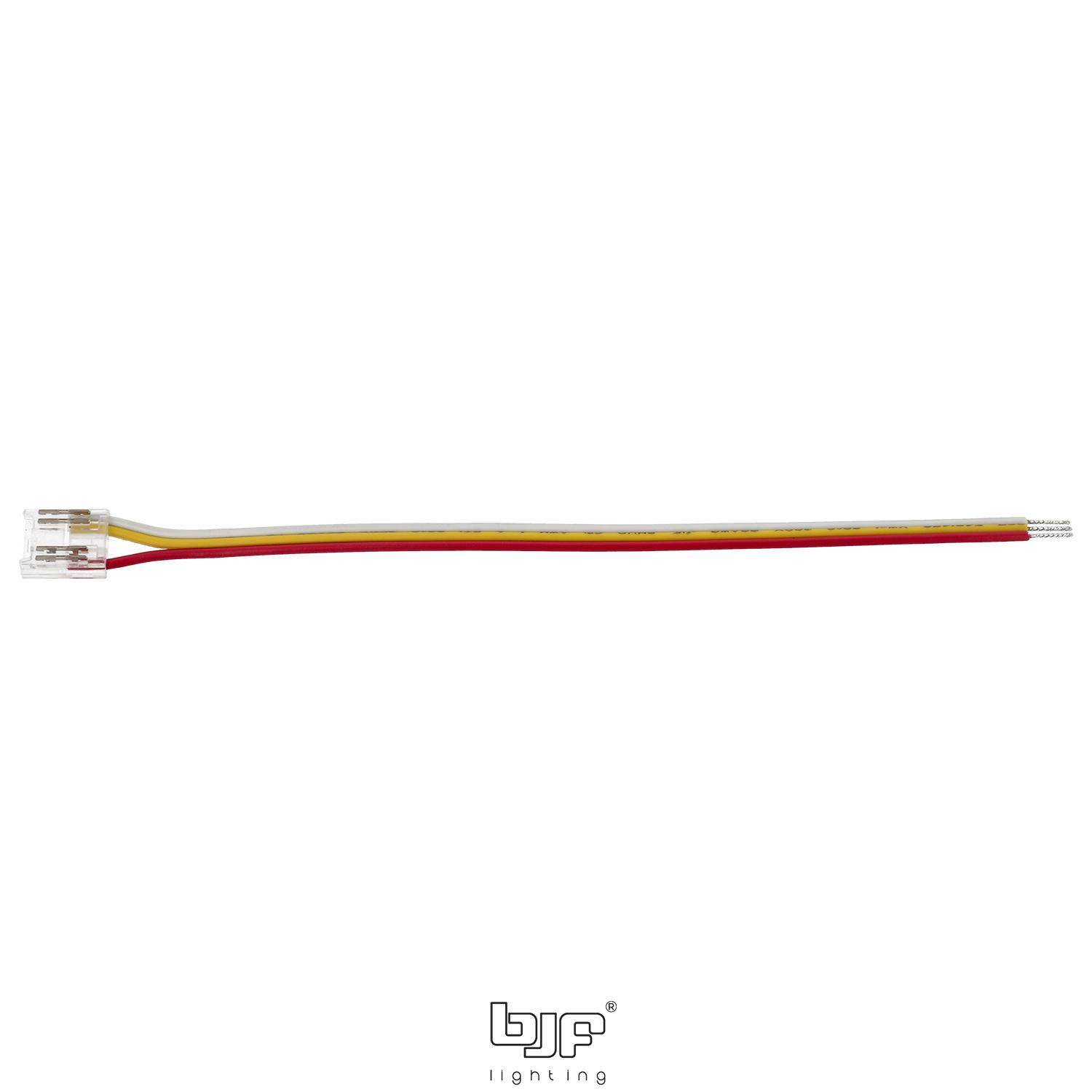 CONECTORES COB PARA TIRAS LED 3 Conectores Cob Para Tiras Led + Con 15 Cm De Cable + 3Pin + 10 Mm