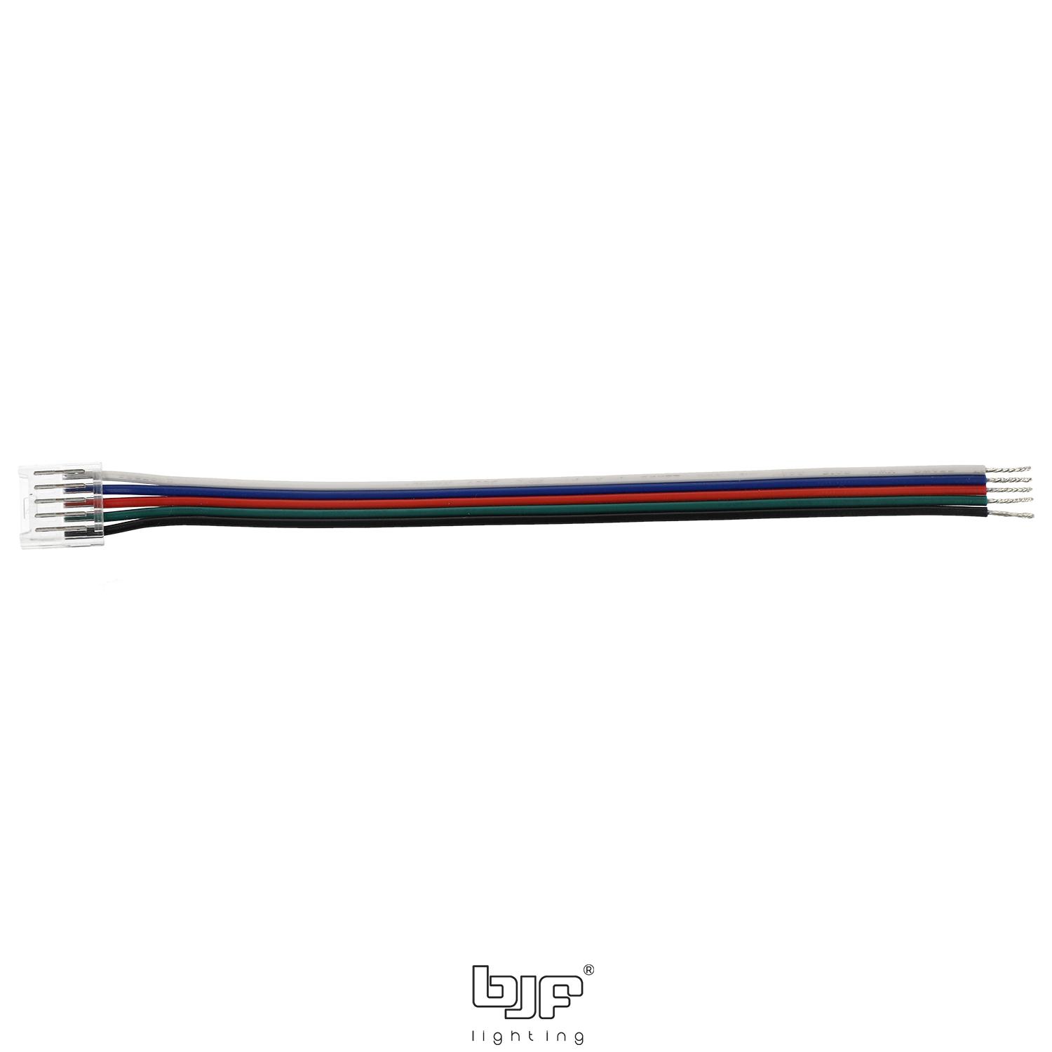 CONECTORES SMD PARA TIRAS LED 6 Conectores Smd Para Tiras Led + Con 15 Cm De Cable + 5Pin + 12 Mm