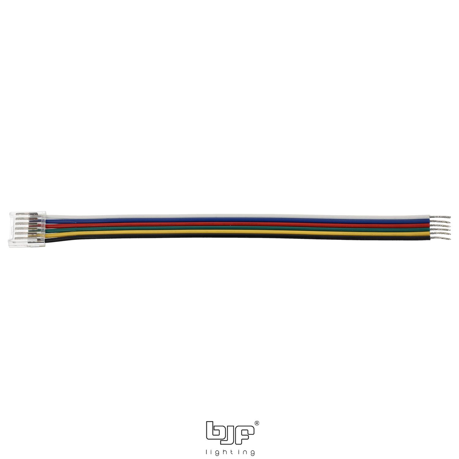 CONECTORES SMD PARA TIRAS LED 7 Conectores Smd Para Tiras Led + Con 15 Cm De Cable + 6Pin + 12 Mm