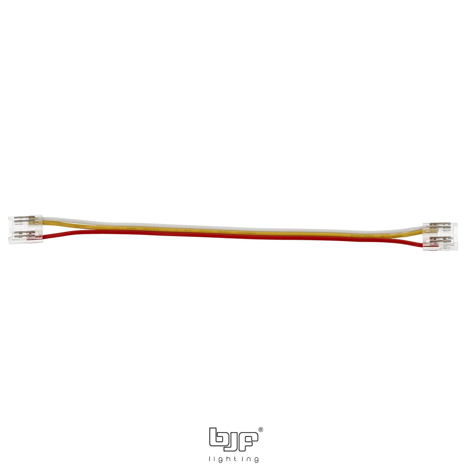 CONECTORES COB PARA TIRAS LED 13 Conectores Cob Para Tiras Led + Doble Con Cable De 15 Cm + 3Pin + 10 Mm