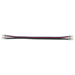 CONECTORES COB PARA TIRAS LED + DOBLE CON CABLE DE 15 CM + 4PIN + 10 MM