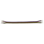 CONECTORES COB PARA TIRAS LED + DOBLE CON CABLE DE 15 CM + 6PIN + 12 MM