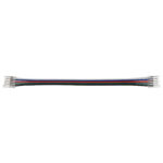 CONECTORES SMD PARA TIRAS LED + DOBLE CON CABLE DE 15 CM + 5PIN + 12 MM