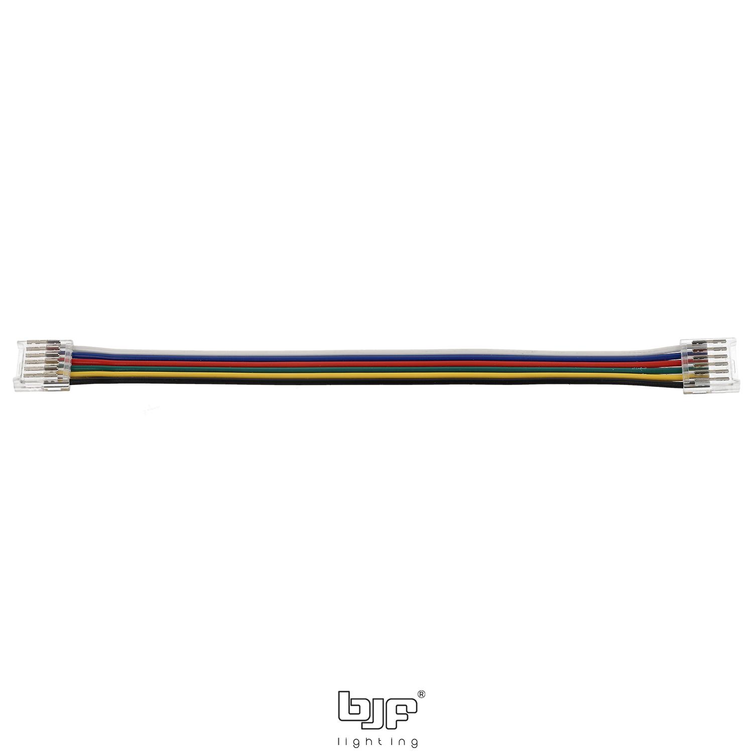 CONECTORES SMD PARA TIRAS LED 21 Conectores Smd Para Tiras Led + Doble Con Cable De 15 Cm + 6Pin + 12 Mm